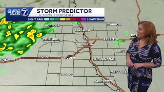Cloudy, cool Thursday for Omaha area
