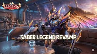 SABER LEGEND SKIN REVAMP! ENTRANCE ANIMATION 2026 • MOBILE LEGENDS