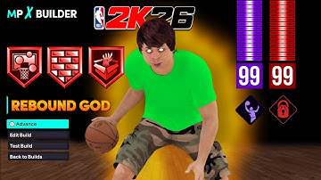 This 99 REBOUND & 99 STRENGTH Build Is *OVERPOWERED* On NBA 2K26!