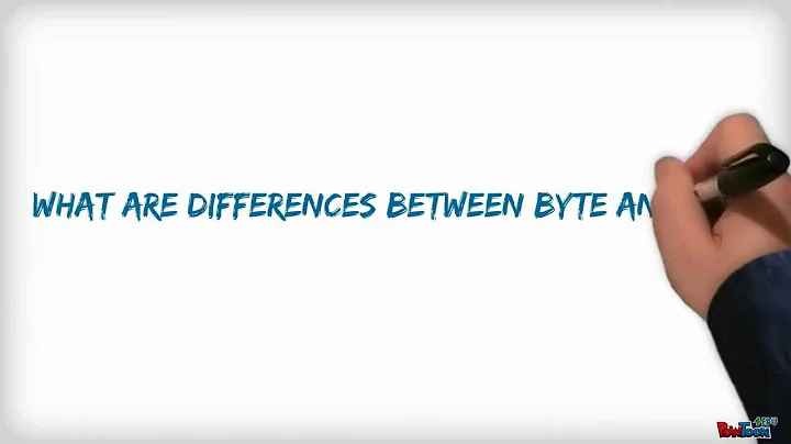 ~Differences between bit and Byte~