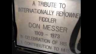 Video thumbnail of "Don Messer's Memorial Waltz - Bruce Osborne playing."