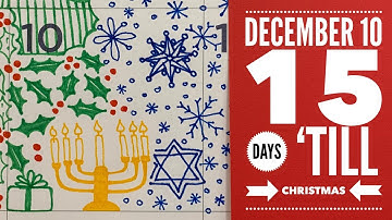 How to Zentangle Starflake into my Giant #Quigtangle Zendoodle Christmas Countdown Day 10
