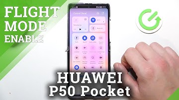 How to Enable and Disable Airplane Mode on HUAWEI P50 Pocket