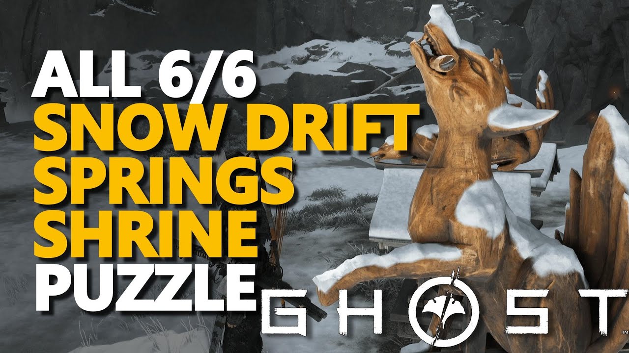 Snow Drift Springs Shrine Puzzle Ghost of Yotei