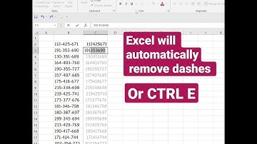 3 ways to Remove Dashes (-) in Excel