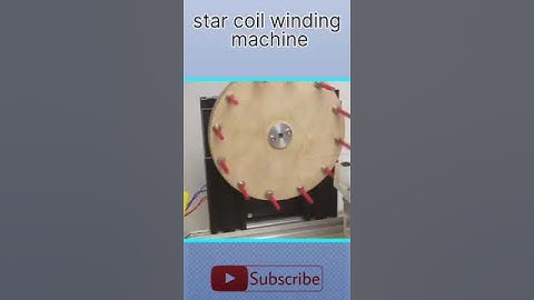 Star coil winding machine arduino project