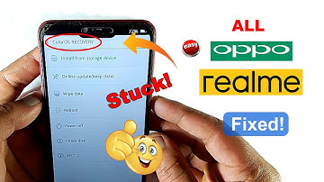 How to Fix Oppo & Realme Stuck in ColorOS Recovery Mode | Quick & Easy Solutions