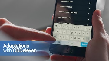 Volkswagen & Audi control module adaptations using OBDeleven adapter