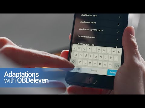 Volkswagen & Audi control module adaptations using OBDeleven adapter