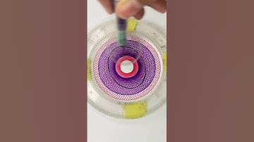 Spirograph Art for Mindfulness and Relaxation! #asmr #art #2024 #shorts #spirograph #satisfying #usa