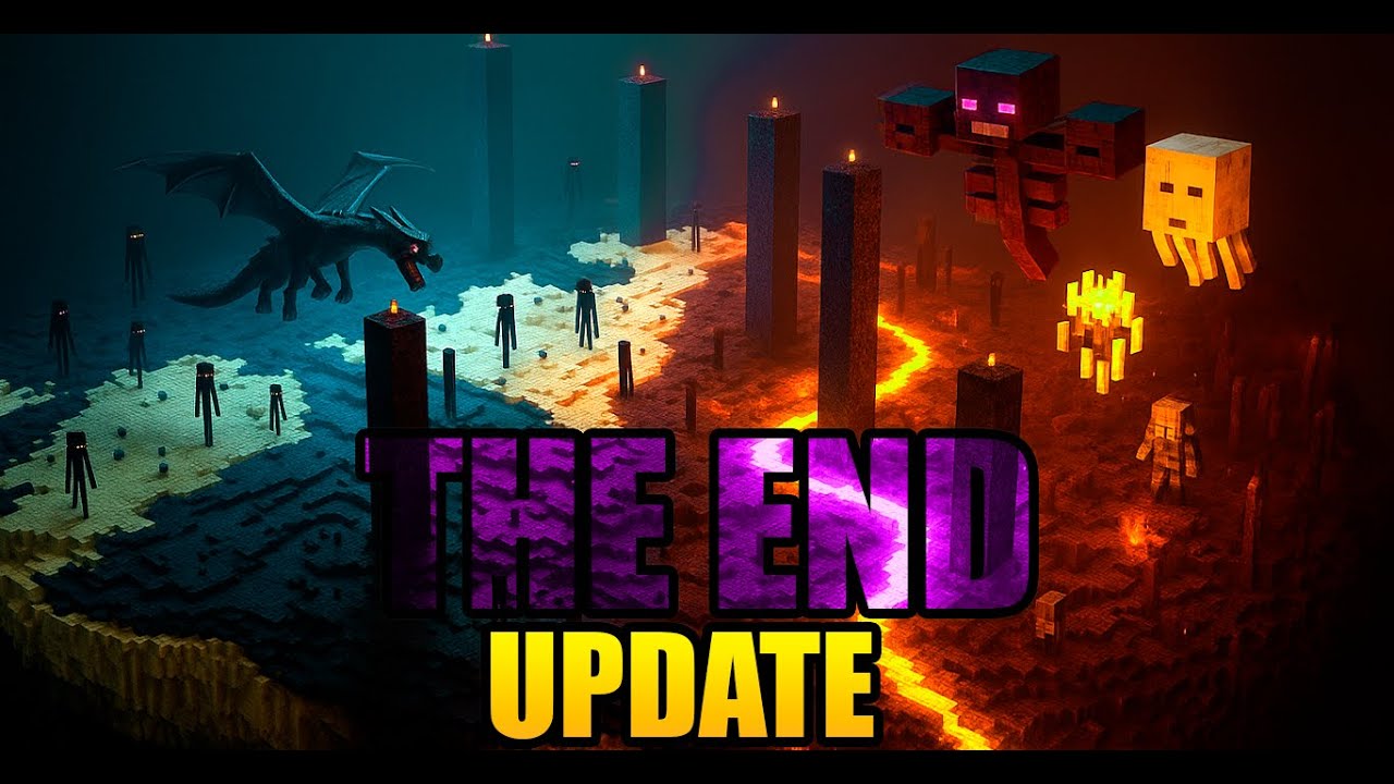 Minecraft End Update Hints MINECRAFT - A ATUALIZAÇÃO DO FIM (THE END UPDATE)? - YouTube