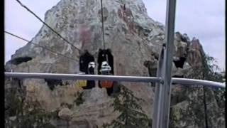 Skyway To Fantasyland. Tomorrowland. Disneyland Ca. 1993.