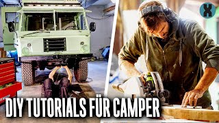 Komm mit in die explorer Garage! Camper DIY Tutorials auf unserem Werkstatt-Kanal