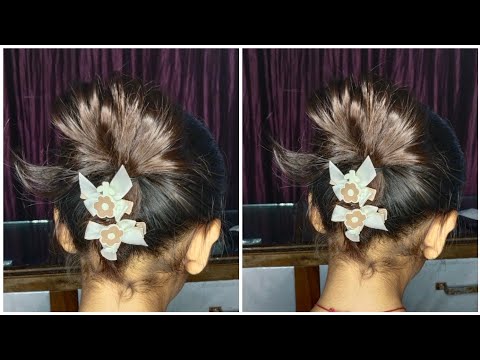 How to This ✨ type of hairbun make easy  ✅✅✅ #hair#youtube#viralvideo ##viralshort#easyhairstyle