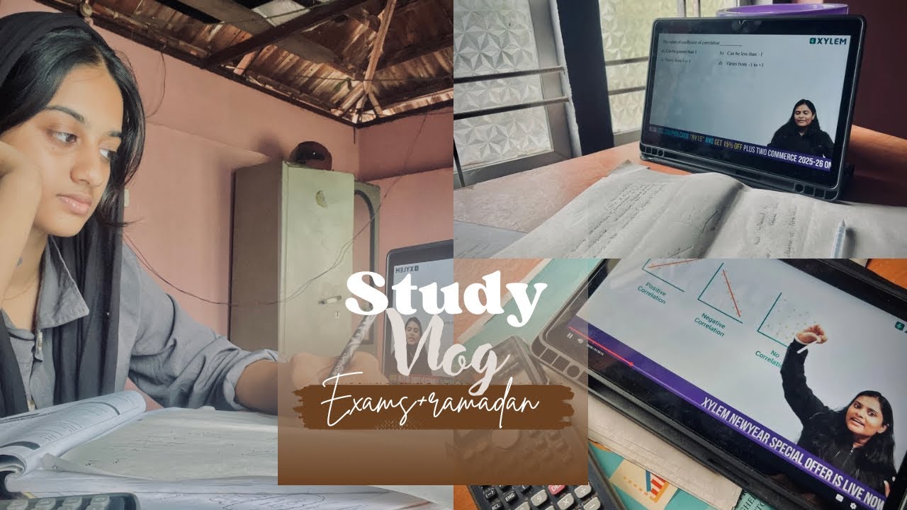 Plustwo Exams+Ramadan😭📚📉Study Vlog!