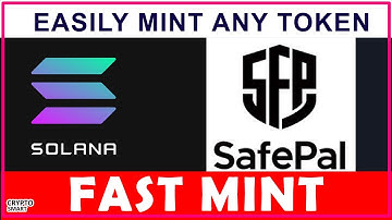 Add any Coin/Token to SafePal - Mint SAFU  (Solana) token on safepal wallet