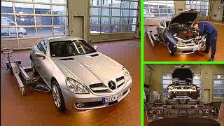 Mercedes-Benz SLK - How to remove / install the front bumper | R171