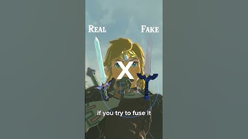 Fusing the glitched master sword with the real master sword in Tears of the Kingdom