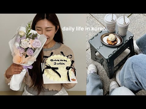 daily life in korea (vlog 4): mini bridal shower, dates with my fiancé, and new glasses💐