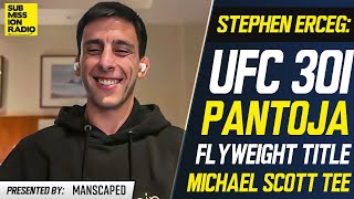 Steve Erceg on UFC 301 Pantoja Title Fight: "I'm Sefinitely Cleaner Than He Is", Michael Scott Tee