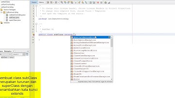 Video Praktikum OOP Pertemuan 6 dan 7 (overriding)