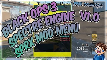 [BO3/1.07] Spectre Engine v1.0 Sprx Mod Menu + Download (Client Unlocks, stats & more!)