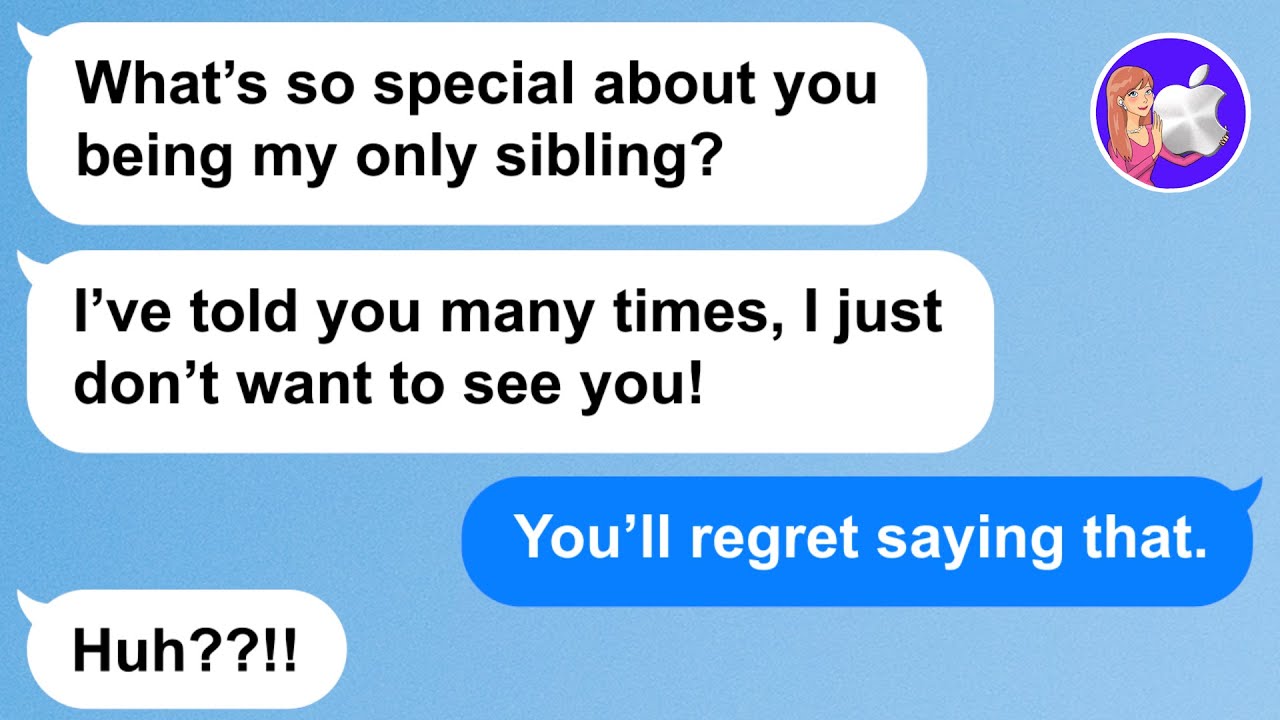 【Яблоко】Мне уже надоела моя маленькая, избалованная сестрёнка. Пойду преподам ей урок! Ха-ха!