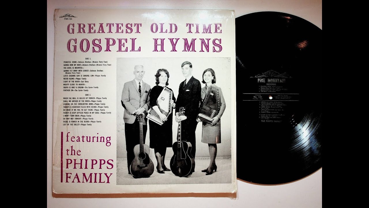 Barbourville Kentucky Phipps Family Gospel Hymns Christian Vinyl LP