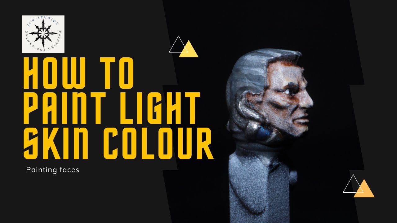 How to Paint Light Skin Colour, Light Flesh Colour. YouTube
