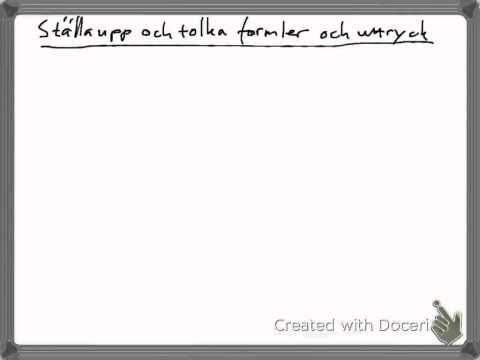 Video: Ger lagen matematiska formler?