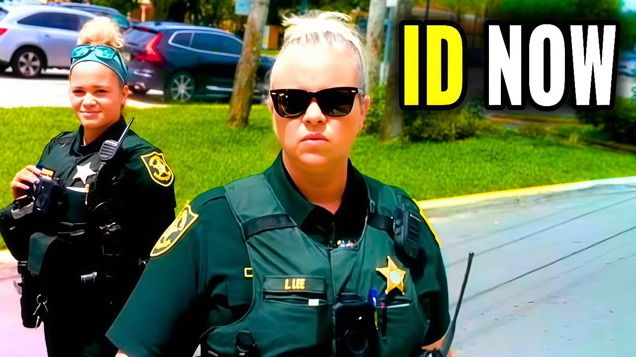 Female Cops Get Owned For Thinking They're Above The Law! WE GOT A CALL *ID Refusal* - 1Audit