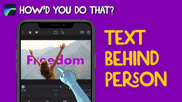 How to Place Text BEHIND Your Subject in LumaFusion