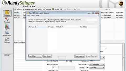 How to Setup the PayPal Shipping Software Plugin in ReadyShipper
