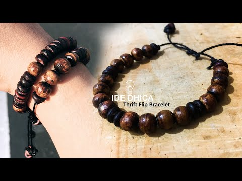 Cara membuat gelang dgn sliding (Thrift Flip - DIY Old Bracelet/ how to make bracelet) | Ide Dhica