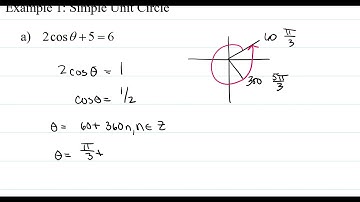 7.5 Solving Trig Equations - Infinite Solutions Ex 1