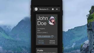 Skclusive-UI in IPhone Host (MobileBlazorBindings) screenshot 3