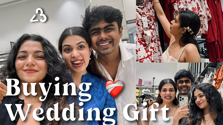 Wedding Gift for Diya & Aswin💛 | Hansika Krishna