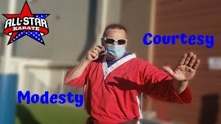 The meaning of Modesty & Courtesy