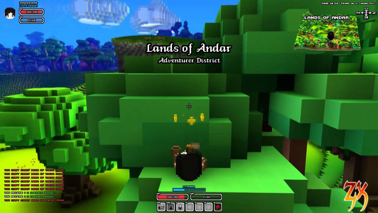 Cube World Playthrough Part 3 Tutorial On How Get A Hang Glider And How To Use It! YouTube