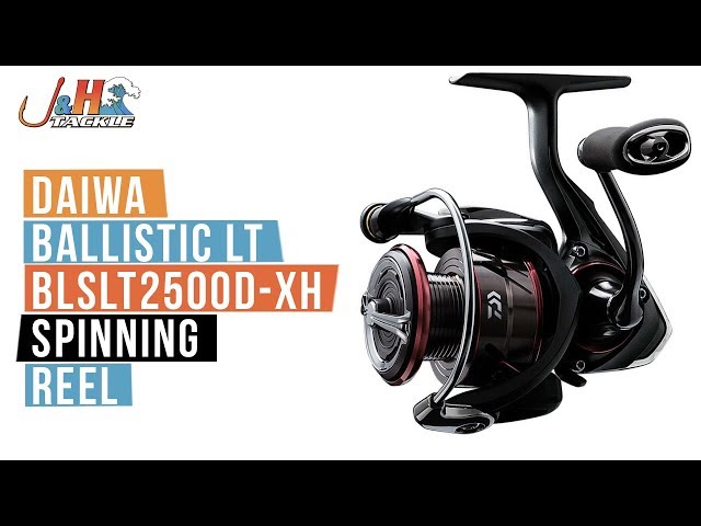 Daiwa Ballistic LT BLSLT2500D-XH Spinning Reel | J&H Tackle - YouTube