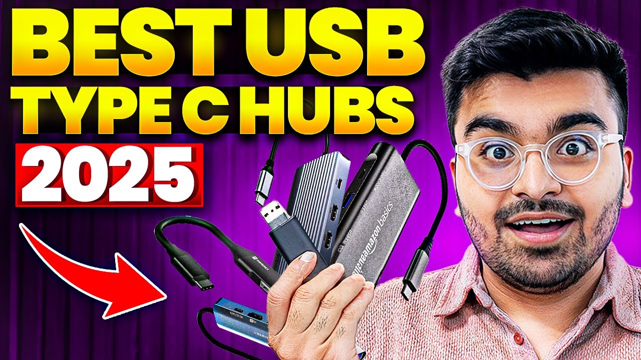 5 Best USB Type C Hubs 2026! Best Type-C Hub For MacBook Air & Pro In India! Honest Testing Review!