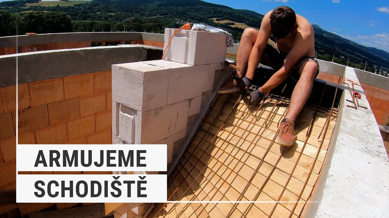 Výztuž schodiště | #30 Stavba domu svépomocí