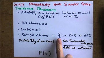 Pearson Mathematics 7 - Ch 9.7 Probability and Sample Space
