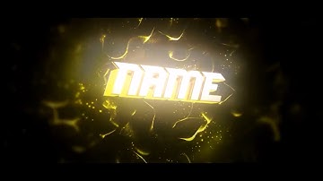 FREE After Effects & Cinema 4D Intro Template: Yellow 3D Sync Intro Template #397 + Tutorial