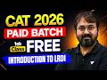 CAT 2026 Introduction to LRDI | 1st Class FREE of IIM Vision Batch  | Ronak Sir🔥