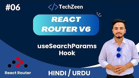 React Router V6 Tutorial #06: useSearchParams Hook in React Router DOM #2024 #reactjs
