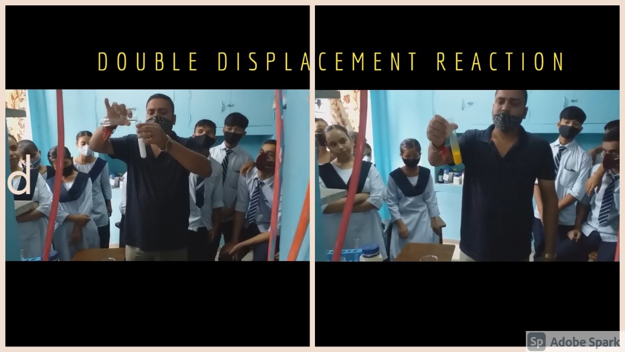 Double Displacement Reaction, Chemistry Class 10 Experiments ; Science ...