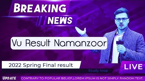 Vu student 90% failed in final results ka ahtajaj #vu #result2022 #protest