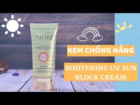 Video KEM CHỐNG NẮNG CHO DA DẦU MỤN | WHITENING UV SUN BLOCK... - youtube