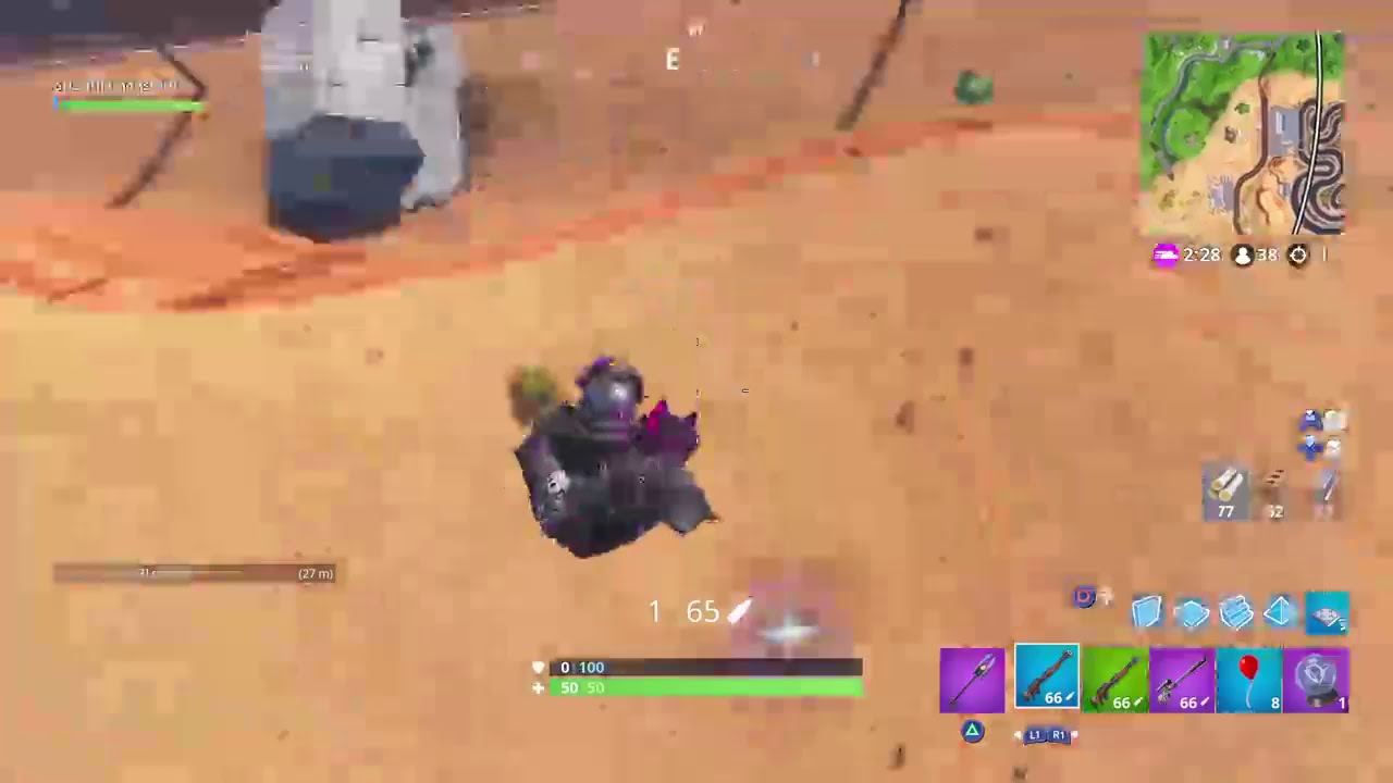 Fortnite playing one shot solo squad - YouTube